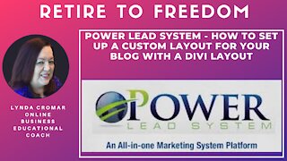 Power Lead System - How To Set Up A Custom Layout For Your Blog With A Divi Layout