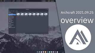 Linux overview | Archcraft 2021.09.25