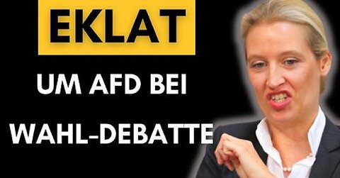 AfD verlässt unter Protest die Podiums-Diskussion!