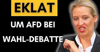 AfD verlässt unter Protest die Podiums-Diskussion!