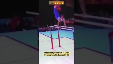 Most Crazy Gymnastics Ever - Commonwealth Games 2022 #gym #gymnastics #acrobatics #shorts