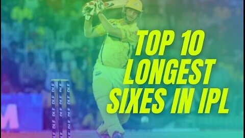 TOP 10 MASSIVE SIXES IN IPL HISTORY FT GAYLE , FAF AND MORE