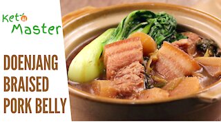 Doenjang Braised Pork Belly | Ketosis Diet Recipes | Best Keto Diet Plan for Weight Loss