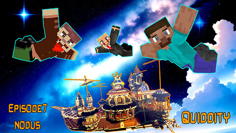 Minecraft Science Fiction Series: Stranded on an airship in a new world