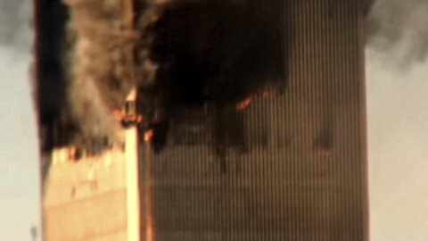 Never Before Seen Footage: Showing Final Jumper Before South Tower "Explosion" on 9/11