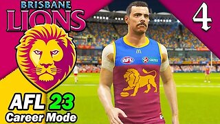 THE LIONS UNLEASHED! AFL 23 Brisbane Lions Management Career Gameplay #4