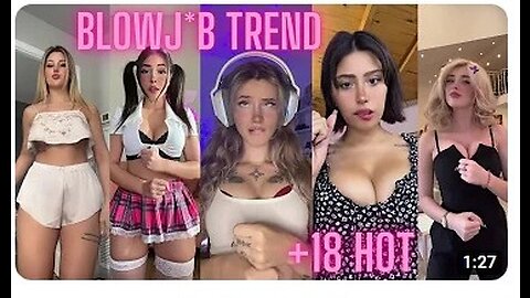 Viral Hot Sexy🔥Girls TREND Tik tok BLOWJ*B TREND Thots Compilation