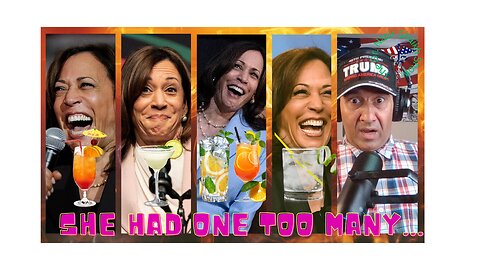 TRUMP Let's Everyone See That Kamala Harris Might Have a Drinking Problem