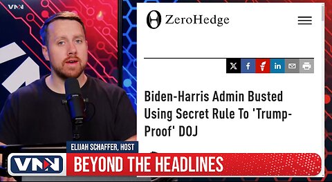 The Biden-Harris admin caught using a secret rule to ‘Trump-proof’ the Department of Justice