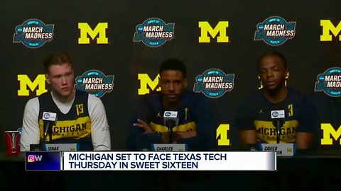 Wolverines prep for Texas Tech in NCAA Sweet Sixteen