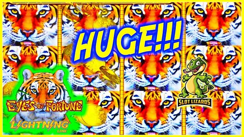 GOING FOR MAXED MAJOR BIG WIN! Lightning Link Eyes of Fortune Slot! BETTER THAN JACKPOT!