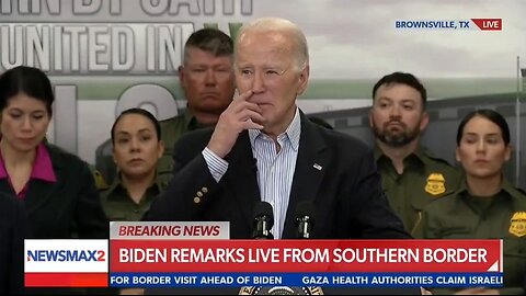 After Opening The Border Biden Says It's Time To Act