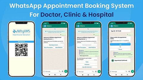 WhatsApp Appointment Booking software for Doctor - Clinic - Hospital | NiftyHMS - Hospital software