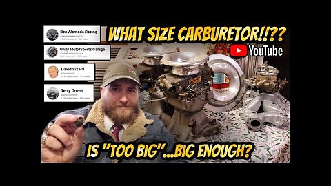 How To Choose The Right Size Carburetor! | Booster Signal Is Key! | Its Not The Size Its The Signal!