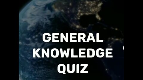 General knowledge quiz