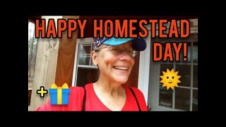 Happy Homestead Day! - Ann's Tiny Life