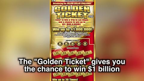 Win up to $1 billion with Michigan Lottery's new Golden Ticket