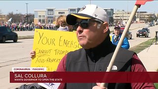 Despite COVID-19, protesters gather in Brookfield to 'liberate' Wisconsin