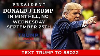 LIVE: President Trump in Mint Hill, NC - SEP 25, 2024