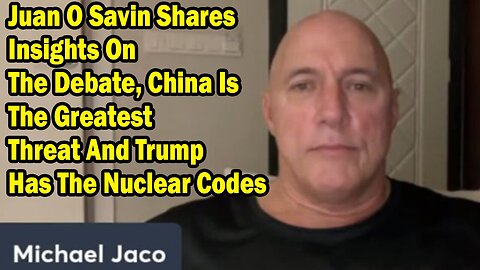 Michael Jaco Situation Update Sep 13: "Shares Insights On The Debate, China Is The Greatest Threat"