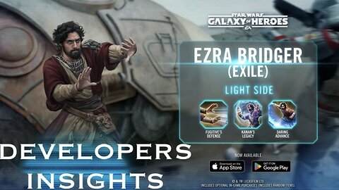 *NEW* Character Ezra Bridger (Exile) | Developers Insights | New Conquest Character/GL Ahsoka Lifter