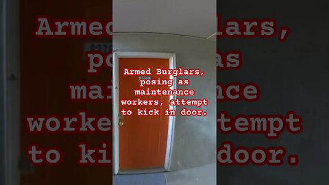 #ringcamera #texas Burglars and a strong door / homeowner