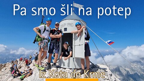 Triglav iz Kota do Krme | Staničev dom | Kredarica | Škrbina | Planika | Krma