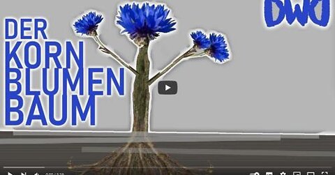 Der Preußisch-blaue Kornblumen-Baum wurde gepfropft US-BRD-Okkupation von Deutschland