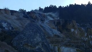 Mammoth Hot Springs in Yellowstone National Park