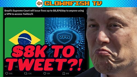 An $8,000 Daily Fine for TWEETING from Brazil After X Ban? - 09/02/2024