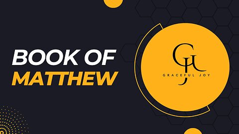 The Book of Matthew - Black Screen - Audio Bible