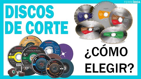 DISCOS de CORTE 👉 TIPOS de DISCOS de CORTE y USOS 🏆