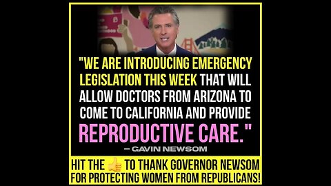 Warning to California Re: abortion