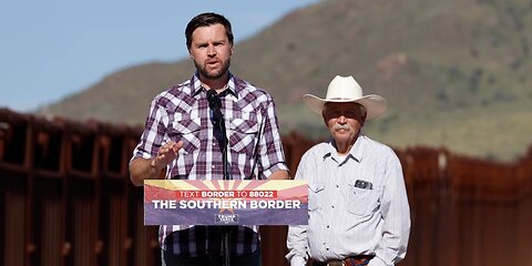 Senator JD Vance visits the southern border