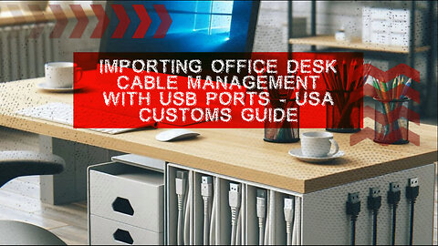 Mastering the Import Process: Office Desk Cable Management with USB Ports