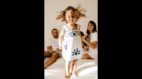 Five little Babies Jumping on the bed