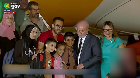 Brazilian Pres. Lula welcomes home citizens trapped in Gaza