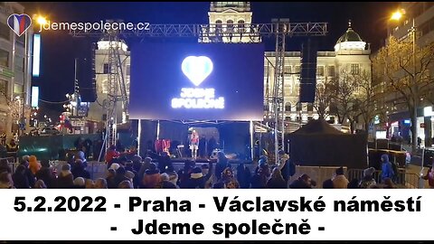 5.2.2022 - Praha - Václavské náměstí - Jdeme společně