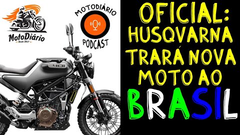 Oficial: NOVA MOTO no BRASIL: Huskvarna Svartpilen 401 no BRASIL em 2022