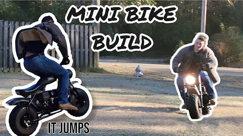 JUMPING OUR MINI BIKE! (Mini Bike Build | Part 1)