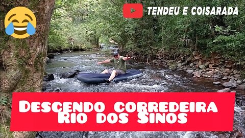 Raffting na corredeira do Rio dos Sinos - Caraá - RS #rafting #turismo #ferias