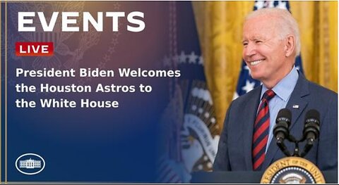 President Biden Welcomes the Houston Astros to the White House