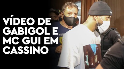 VÍDEO DE GABIGOL E MC GUI FLAGRADOS PELA POLÍCIA EM CASSINO COM AGLOMERAÇÃO