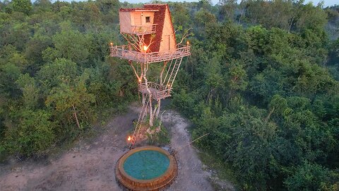 2 Man Complete 15m Tree House Swimming Pools underground