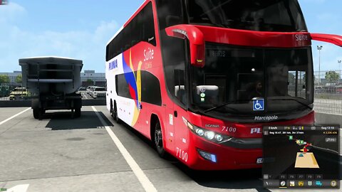 RODANDO COM ÔNIBUS NA EUROPA NO MP DA SCS - ETS 2 1.42