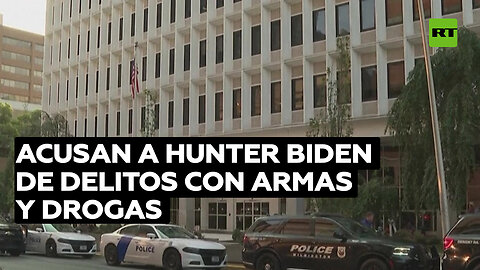 Acusan a Hunter Biden de delitos relacionados con armas de fuego y drogas