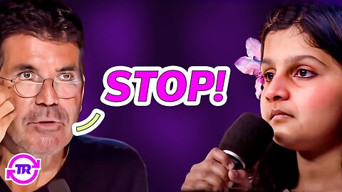 Simon Cowell STOPS 10 Year-Old Indian Girl Mid-Performance! What She Does Next Will Blow Your Mind!