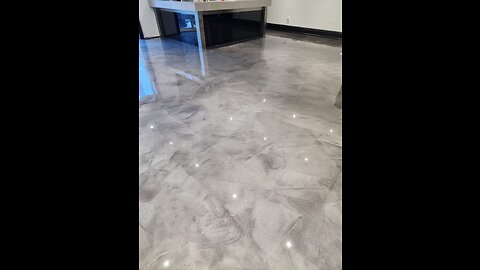 Mettallic Epoxy flooring charcoal