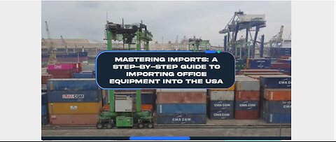 How to Import Office Equipment into the USA