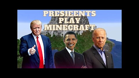 Donald Trump Plays Minecraft (wBiden/Obama)